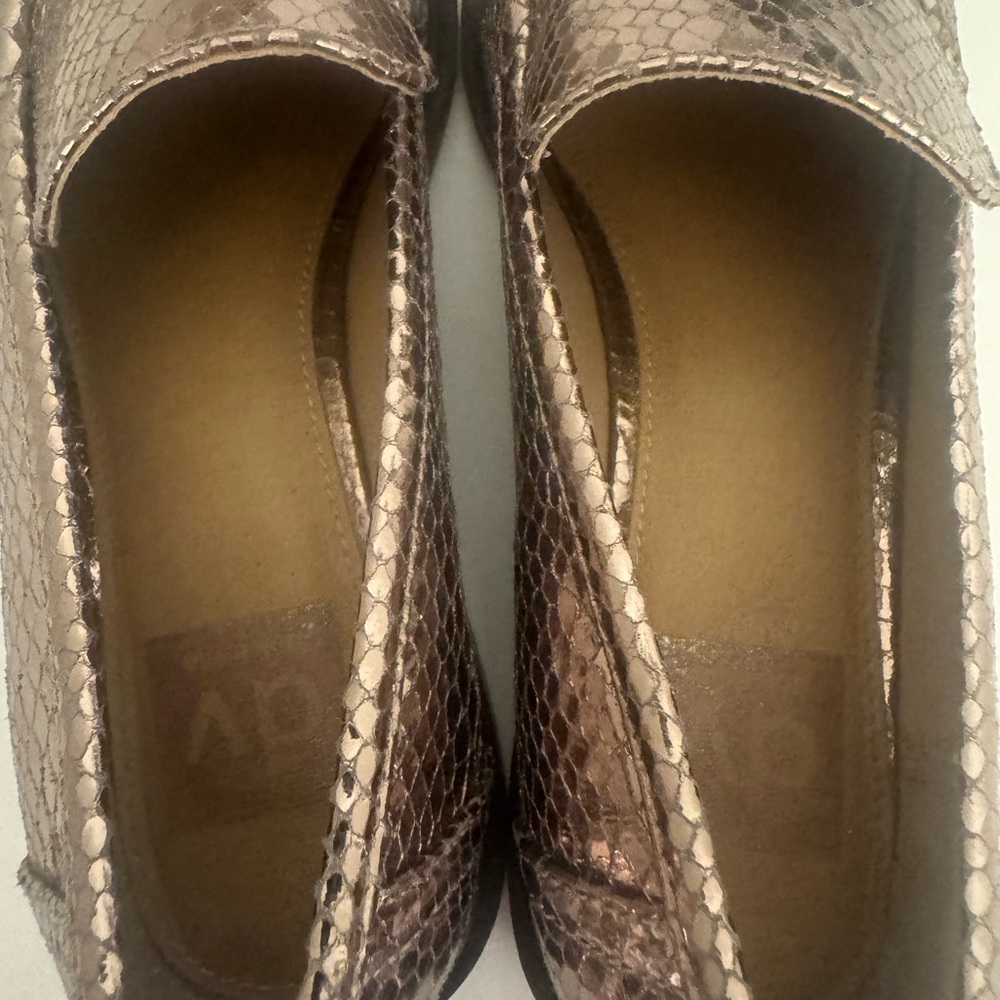 DV by Dolce Vita Bronze Gold Loafers - Picture 5 of 6